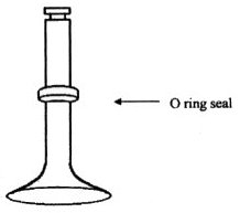 Valve stem with oil ring